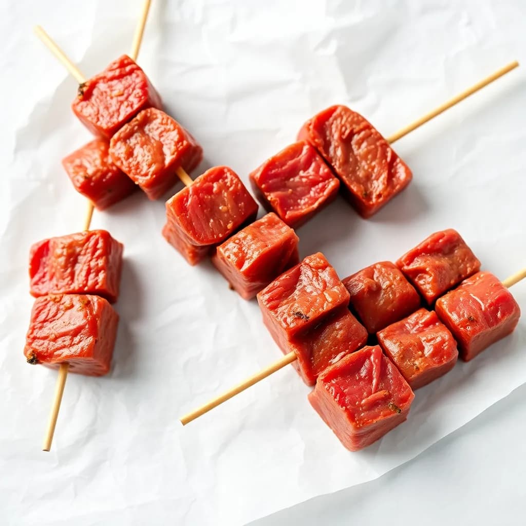 Pre-Marinated Beef Skewers