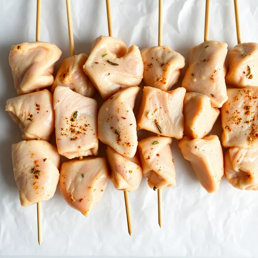 Pre-Marinated Chicken Skewers
